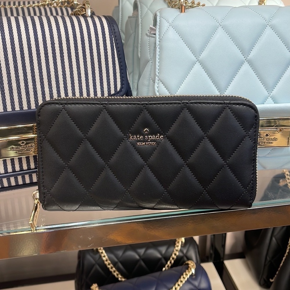 Kate Spade Carey Large Continential Wallet
Black 

NWT
